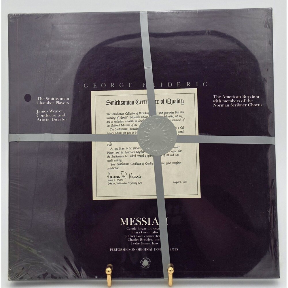 SEALED Handel ~ Messiah ~ Vinyl Record 3-LP Box Set ~ Smithsonian Collection